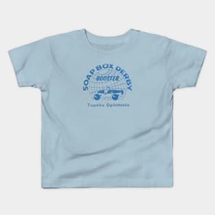 Soap Box Derby Booster Topeka Optimists Kids T-Shirt